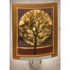 Midnight Moon Curved Panel Lithophane Nightlight