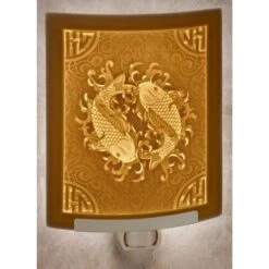 Koi Fish Curved Panel Lithophane Nightlight