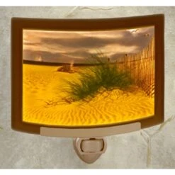 Balmy Beach Curved Panel Lithophane Nightlight