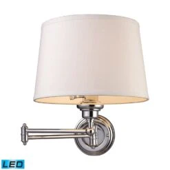 Elk Lighting Westbrook Polished Chrome LED Swing Arm Lamp