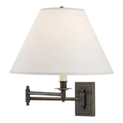 Robert Abbey Kinetic Linen Shade Swing Arm Lamp
