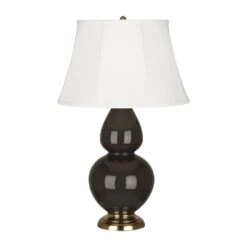31.00-Inch Double Gourd Table Lamp In Coffee By Robert Abbey