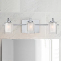 Kolt Polished Chrome Bathroom Light By Quoizel Lighting
