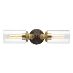 Archives 2-Light Sconce In Antique Bronze By Progress Lighting