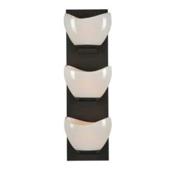 Kalco Vero English Bronze Vertical Bathroom Light