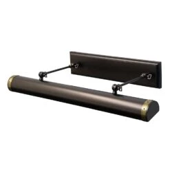 House Of Troy Steamer Mahogany Bronze / Antique Brass Picture Light