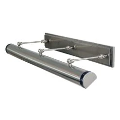 House Of Troy Steamer Satin Nickel / Black LED Picture Light