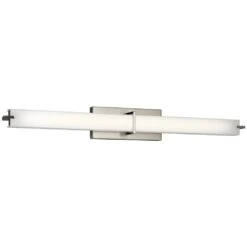 38-Inch Brushed Nickel LED Bath Light With Acrylic Diffuser By Kichler Lighting