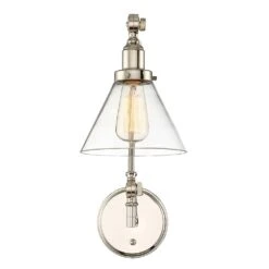 Drake Polished Nickel Sconce By Savoy House