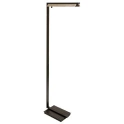 House Of Troy Jay Black With Polished Nickel LED Floor Lamp