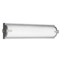 Braunfels Satin Aluminum LED Vertical Bath Light By Generation Lighting