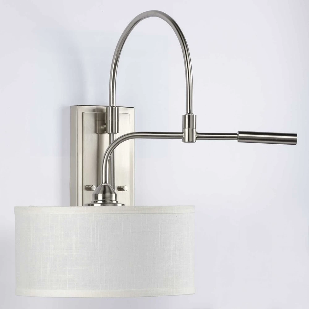 Kempsey Brushed Nickel Swing Arm Lamp By Progress Lighting - Image 6