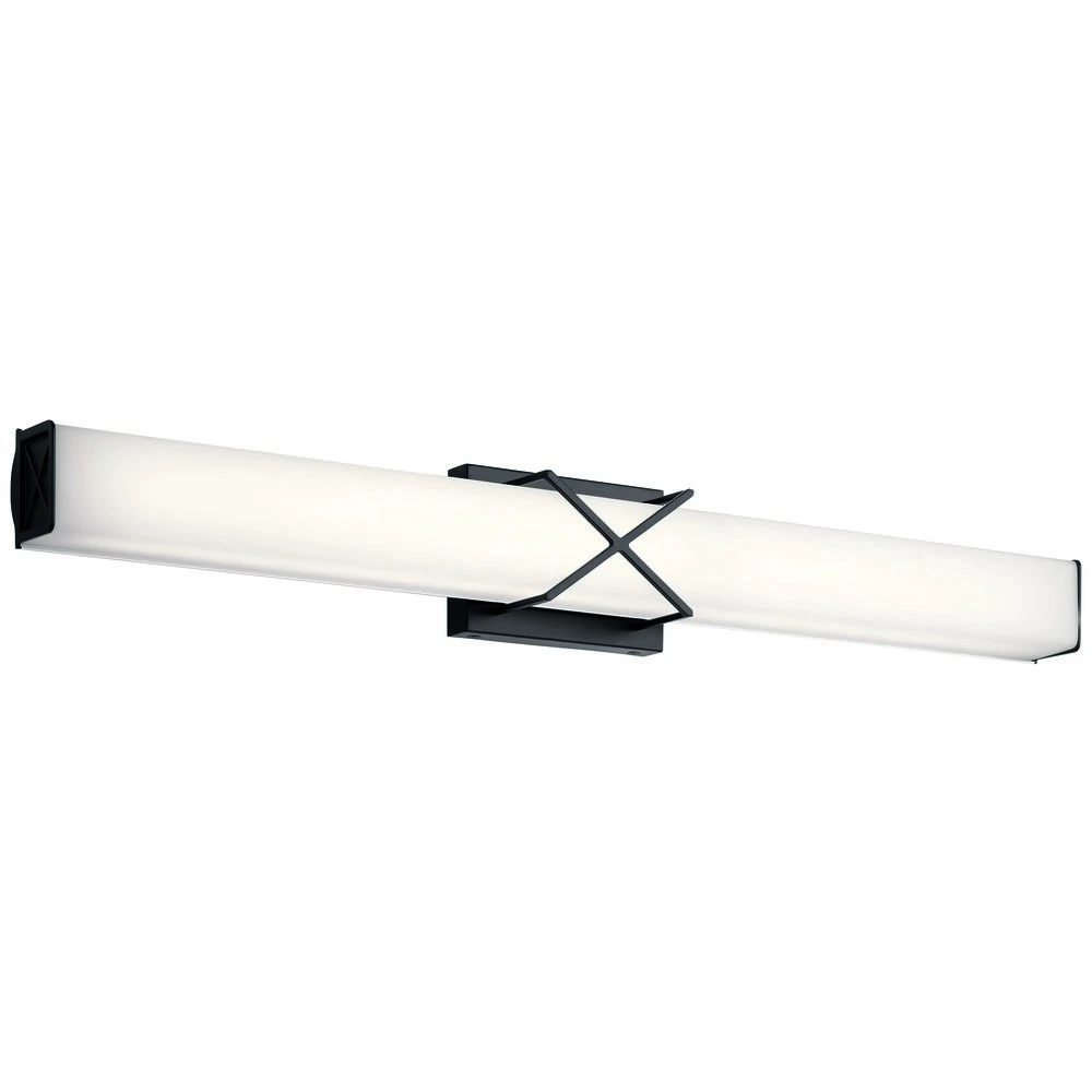 Trinsic 32-Inch Matte Black LED Vanity Light By Kichler Lighting - Image 3