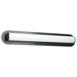 Solace Oxidized Black LED Bathroom Light By Matteo Lighting
