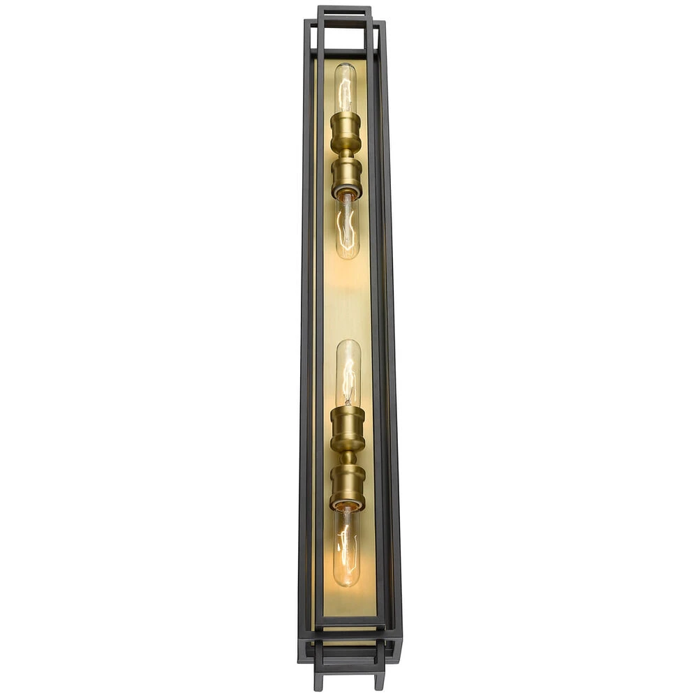 Z-Lite Titania Bronze & Olde Brass Vertical Bathroom Light - Image 2