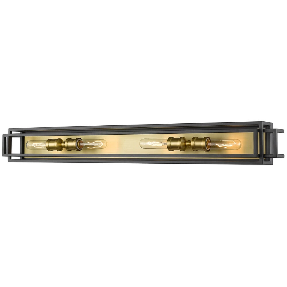 Z-Lite Titania Bronze & Olde Brass Vertical Bathroom Light