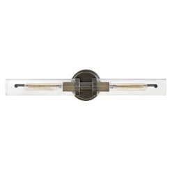 Vaughn 2-Light Vanity Light In Black Oxide & Brass By Hinkley Lighting