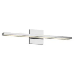 Brio 24.5-Inch LED Angular Bathroom Light In Chrome