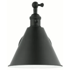 Visual Comfort Studio Collection Chapman & Myers Salem Midnight Black Swing Arm Lamp
