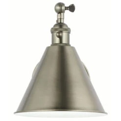 Visual Comfort Studio Collection Chapman & Myers Salem Antique Brushed Nickel Swing Arm Lamp