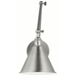 Visual Comfort Studio Collection Chapman & Myers Salem Brushed Nickel Swing Arm Lamp