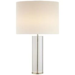 Aerin Lineham Table Lamp In Clear Crystal By Visual Comfort Signature