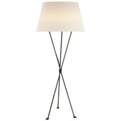 Aerin Lebon Floor Lamp In Aged Iron By Visual Comfort Signature