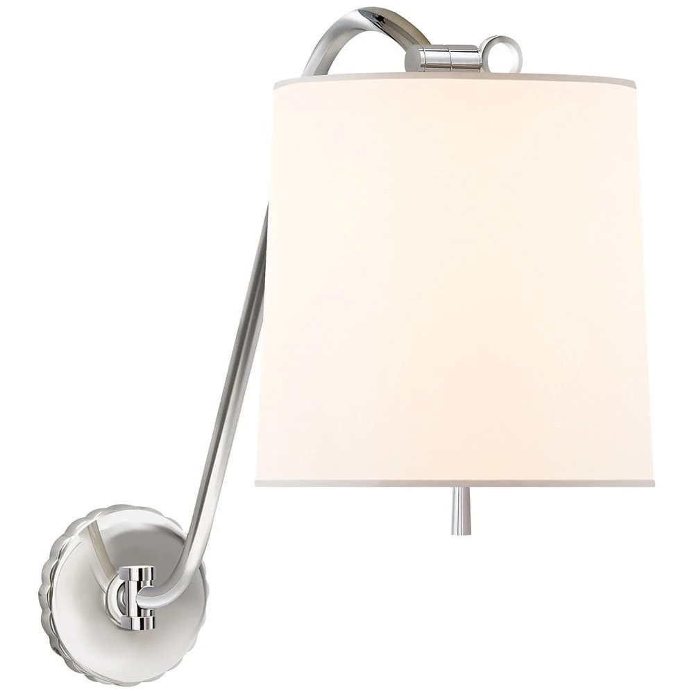 Barbara Barry Understudy Sconce In Polished Nickel By Visual Comfort Signature