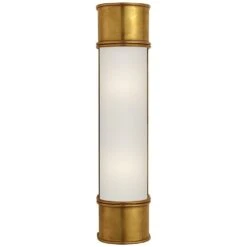 E.F. Chapman Oxford 18-Inch Bath Light In Brass By Visual Comfort Signature