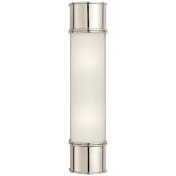 E.F. Chapman Oxford 18-Inch Bath Light In Nickel By Visual Comfort Signature