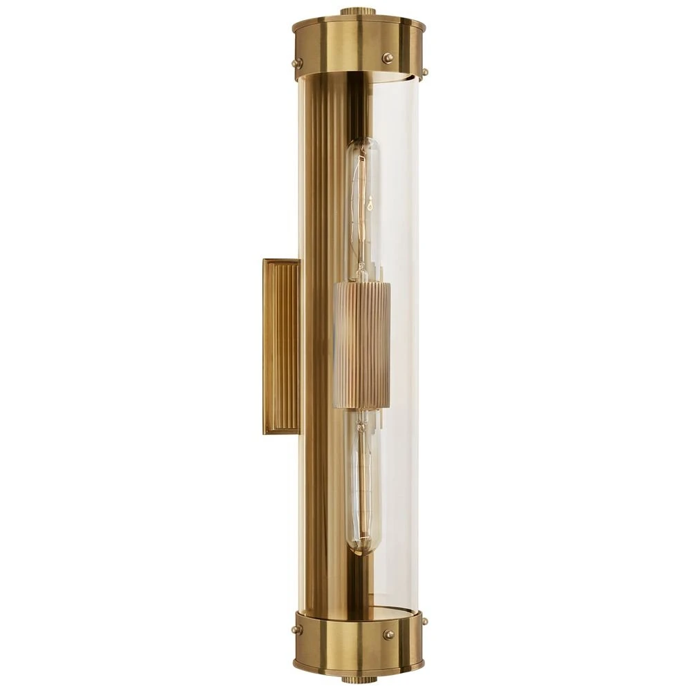 Thomas OBrien Marais Bath Sconce In Antique Brass By Visual Comfort Signature