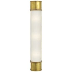 E.F. Chapman Oxford 24-Inch Bath Light In Brass By Visual Comfort Signature