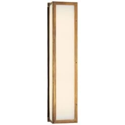 Thomas OBrien Mercer Long Box Light In Brass By Visual Comfort Signature