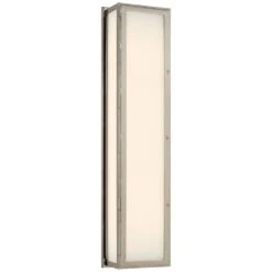 Thomas OBrien Mercer Long Box Light In Nickel By Visual Comfort Signature
