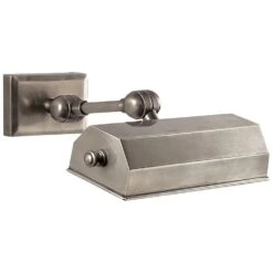 E.F. Chapman Dorchester 8-Inch Art Light In Nickel By Visual Comfort Signature