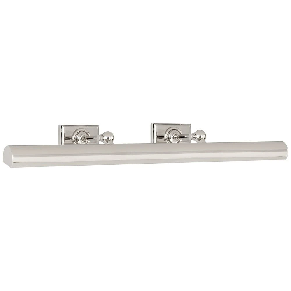 E.F. Chapman Cabinet Maker's 30-Inch Light In Nickel By Visual Comfort Signature