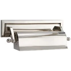 Thomas OBrien Library 10-Inch Art Light In Nickel By Visual Comfort Signature