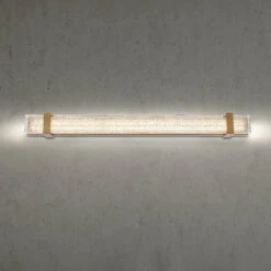 Verandah 37-Inch LED Bath Light In Aged Brass By Schonbek Beyond