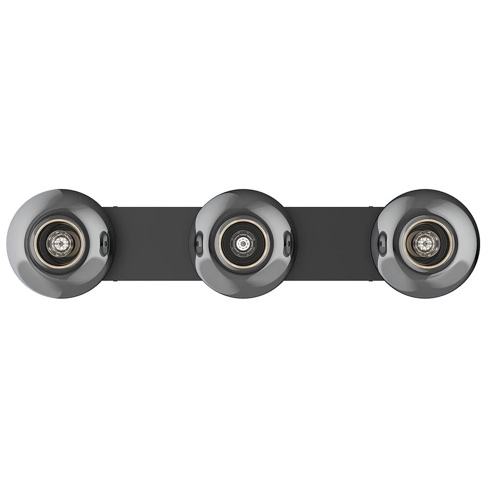 Kuzco Lighting Samar Black Vertical Bathroom Light