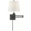 Visual Comfort Signature Collection Suzanne Kasler Griffith Aged Iron Swing Arm Lamp