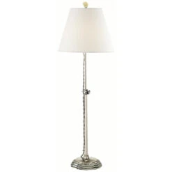 Visual Comfort Signature Collection Suzanne Kasler Wyatt Polished Nickel Accent Lamp
