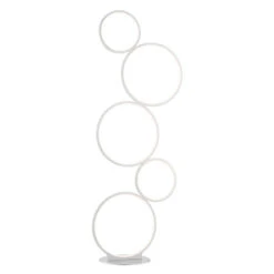 Fedora 44.75-Inch LED Floor Lamp In White By Lite Source