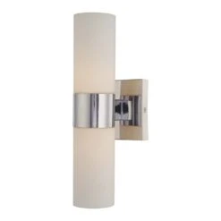 Chrome Bathroom Light - Vertical Or Horizontal Mounting
