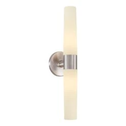 Saber Brushed Stainless Steel Bathroom Light By George Kovacs